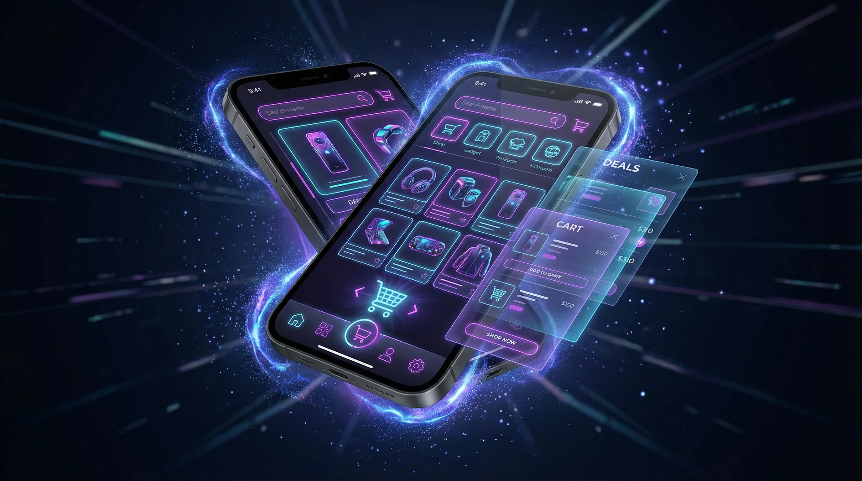 大奶视频_在线免费_高清资源_热门推荐APP界面展示 - 赛博朋克风格移动端购物体验